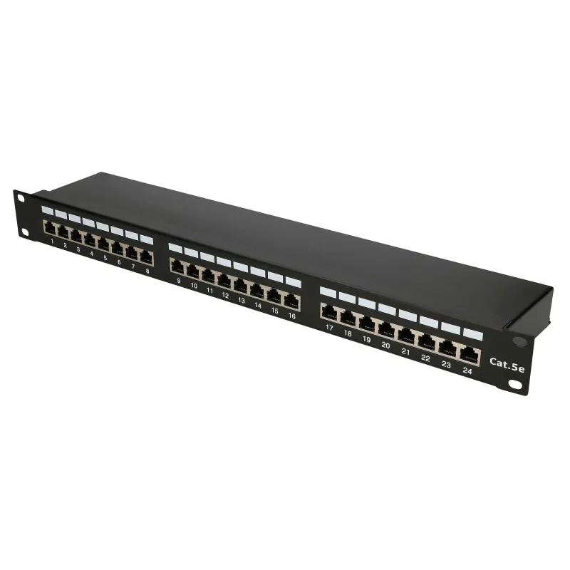 Extralink CAT5E STP V2 Patch Panel, 24 Ports - Image 2