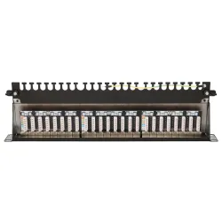 Extralink CAT6A STP Patch Panel, 24 Port - Görsel 4