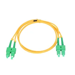 Extralink Patch Cord SC/APC to SC/APC, Single Mode, Duplex, G657A, 3mm, 1m - Image 2