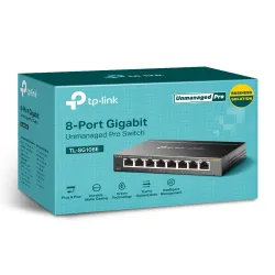 TP-Link TL-SG108E Anahtarı, 8x RJ45 1000Mb/s, Masaüstü, Yönetilmeyen - Görsel 2