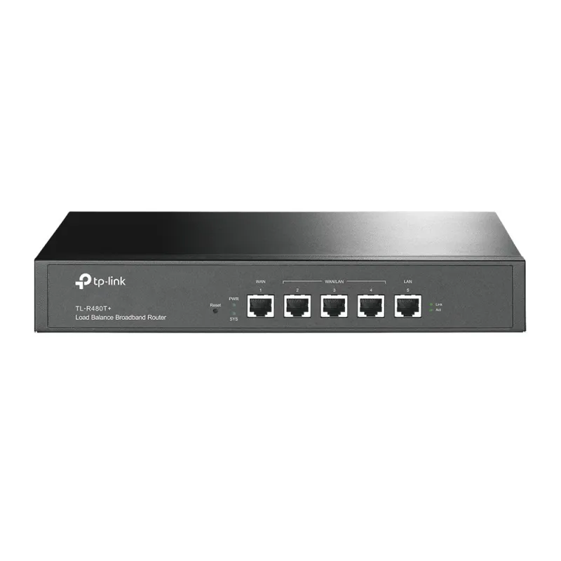 Router TP-Link TL-R480T+, 5x RJ45 100Mb/s, de Banda Ancha con Balanceo de Carga