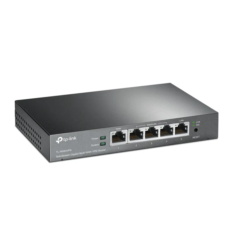 Router TP-Link TL-R600VPN, 5x RJ45 1000Mb/s, de Escritorio, VPN SafeStream - Imagen 2