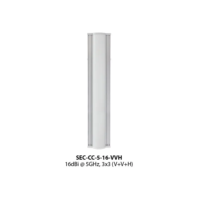 RF Elements SEC-CC-5-16-VVH | Antena sektorowa | MIMO, 5GHz, 16dBi, 3x RP-SMA