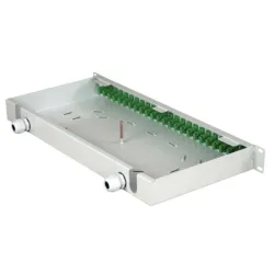 Mantar PS 19" 1U Fiber Optik Patch Panel SC 24 Duplex, Derinlik 210 mm - Görsel 2