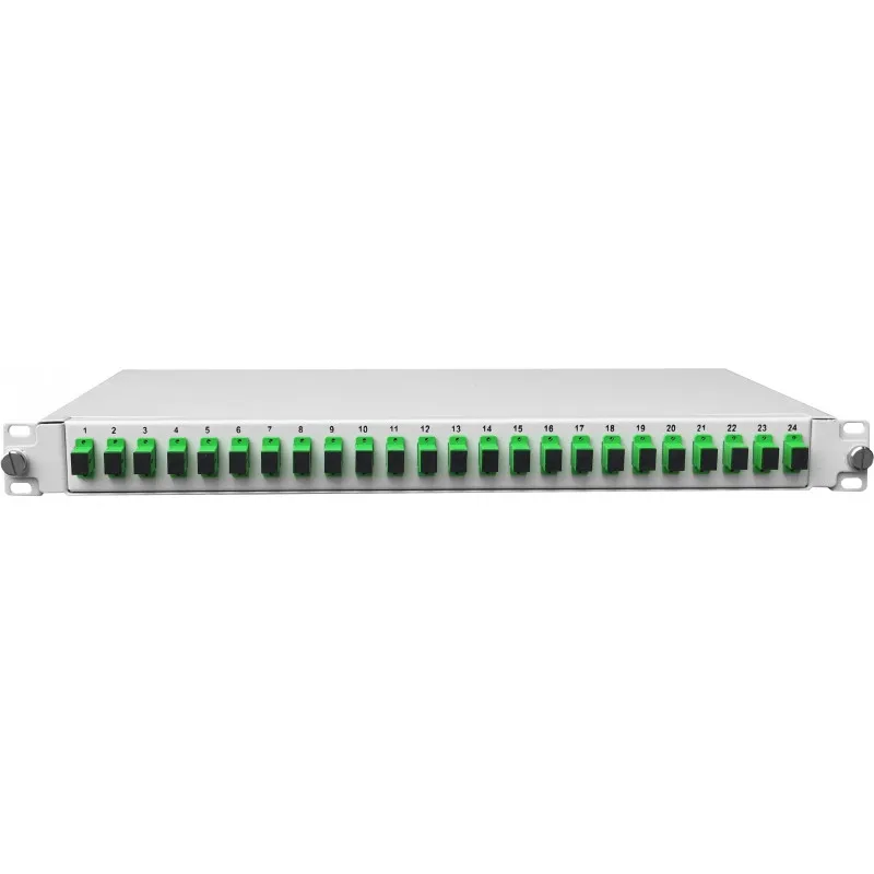 Optický patch panel Mantar PS 19 1U SC 24 Simplex, výsuvný, hloubka 255 mm - Obrázek 5
