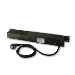 Regua de Alimentação Tinycontrol 5G10A V2, IP, Rack 19'', 5 tomadas AC 230V - Imagem 2
