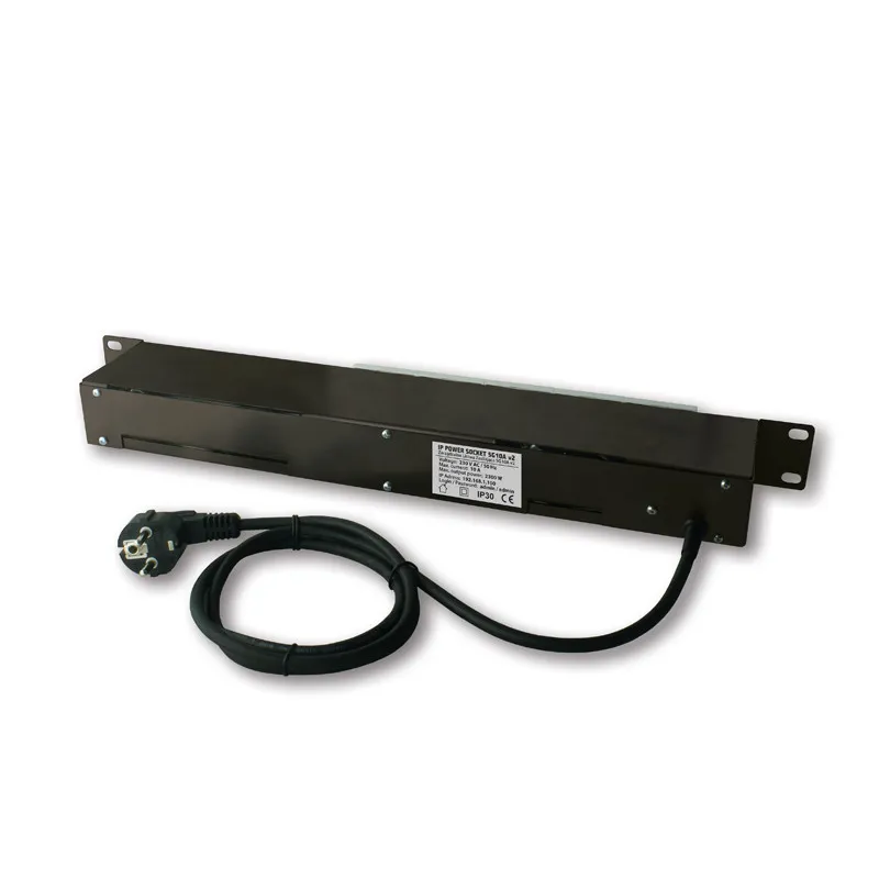Regleta de alimentación Tinycontrol 5G10A V2, IP, Rack 19'', 5 tomas AC 230V - Imagen 2