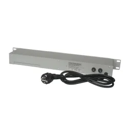 Regleta de alimentación Tinycontrol 6G10A V2 Blanca, IP, Rack de 19'', 6 enchufes AC 230V - Imagen 2