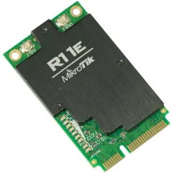 Cart&atilde;o miniPCI-e MikroTik R11e-2HnD, 2,4GHz, 2x u.Fl