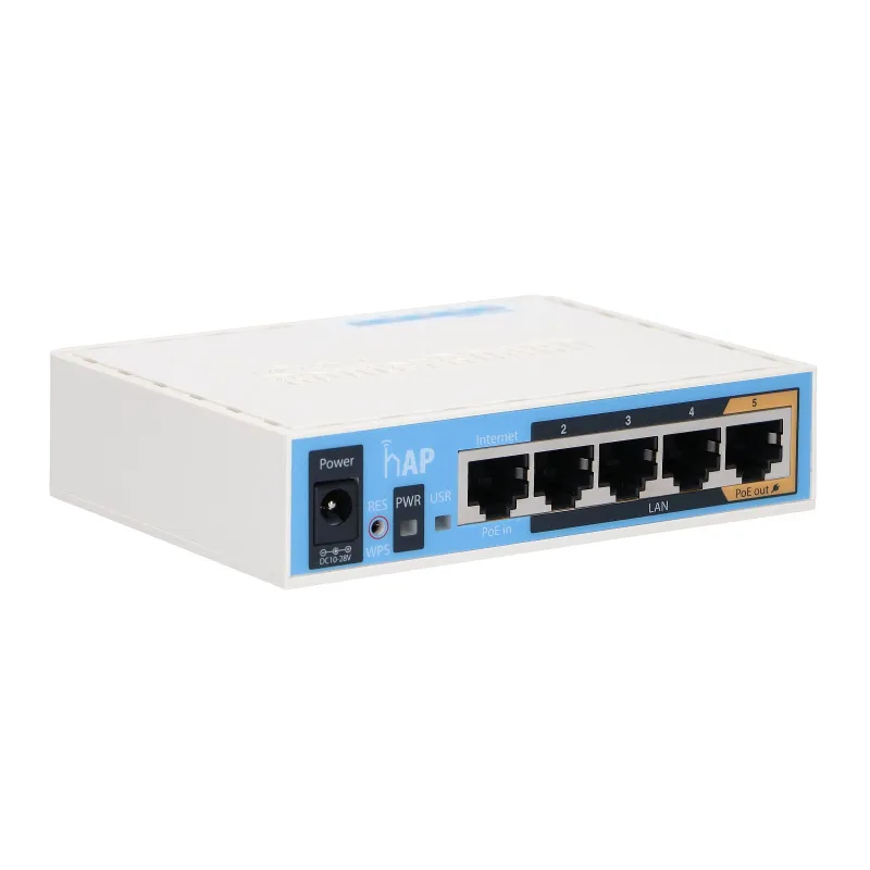 MikroTik hAP WLAN-Router, RB951Ui-2nD, 2,4GHz, 5x RJ45 100Mb/s - Bild 4
