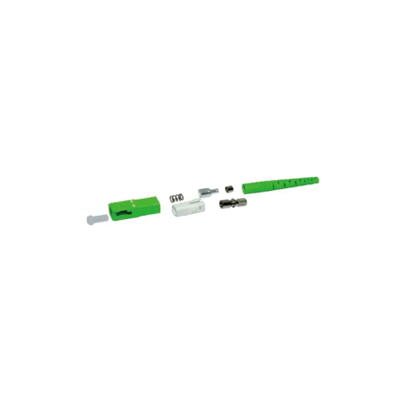 Extralink SC/APC 3.0 Green Connector, Fast Connector
