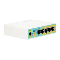 Roteador MikroTik hEX PoE lite, RB750UPr2, 5x RJ45 100Mb/s, 1x USB - Imagem 5