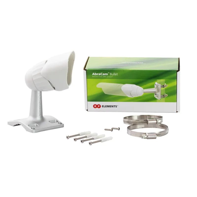 Suporte de Montagem RF Elements Abracam Bullet, projetado para Câmeras Ubiquiti AirCam