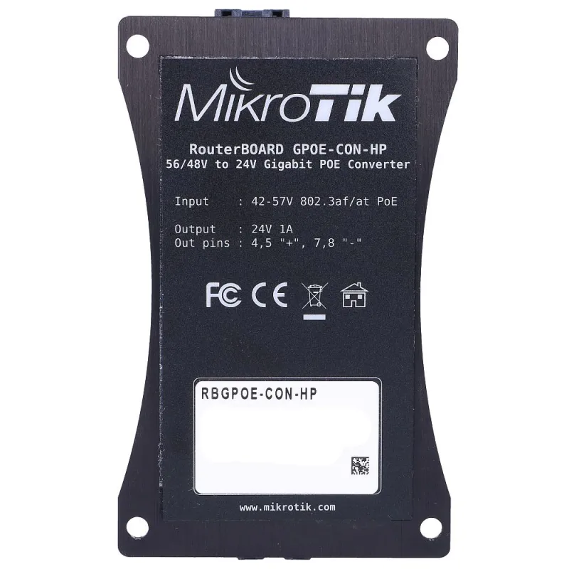 MikroTik RBGPOE-CON-HP Spannungswandler, PoE, 48V auf 24V - Bild 4
