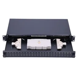 Patch Panel Extralink 24 Core, 24 porte, nero - Immagine 3
