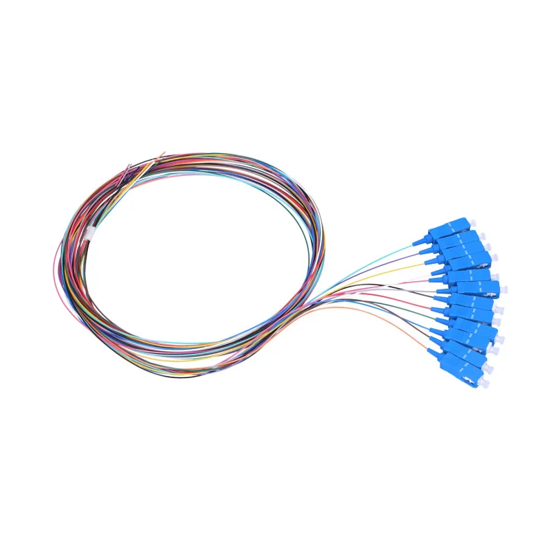 Juego de Pigtails Extralink SC/UPC, Monomodo, 900um, G.657A1, 1m, 12 piezas, 12 colores - Imagen 2