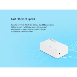 Přepínač Totolink S505, 5x RJ45 100Mb/s, Desktop konstrukce - Obrázek 7