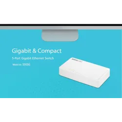 Коммутатор Totolink S505G, 5x RJ45 1000Mb/s Gigabit, настольный корпус - Изображение 5