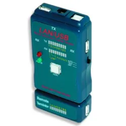 GEMBIRD LED-KABELPRÜFER RJ-45, RJ-11, UTP, STP, USB AA/AB