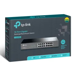 Switch TP-Link TL-SG1016D, 16x RJ45 Gigabit 1000Mb/s, Rack, Nezpravovaný - Obrázek 4
