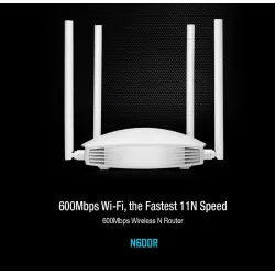 Totolink N600R | Router WiFi | 600Mb/s, 2,4GHz, MIMO, 5x RJ45 100Mb/s, 4x 5dBi - Zdjęcie 7