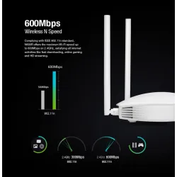 Totolink N600R | Router WiFi | 600Mb/s, 2,4GHz, MIMO, 5x RJ45 100Mb/s, 4x 5dBi - Zdjęcie 8