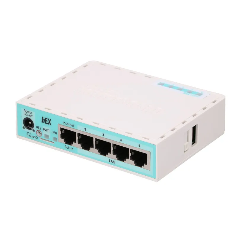 Router MikroTik hEX RB750Gr3, 5x RJ45 1000Mb/s, 1x USB - Obrázek 4