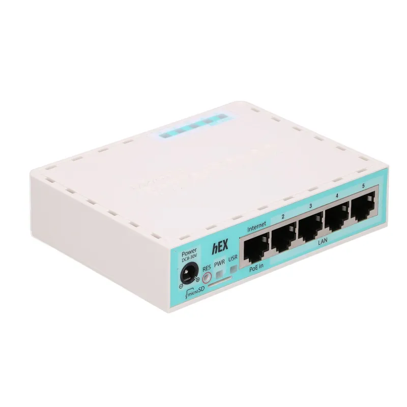 Router MikroTik hEX RB750Gr3, 5x RJ45 1000Mb/s, 1x USB - Obrázek 5