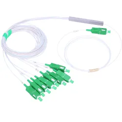 Сплиттер Extralink 1:8 PLC SC/APC, 900um, 1m