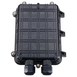Extralink Bruce Fusion Splice Closure, FTTX, 4 Trays, 96 Splices, Black - Image 2
