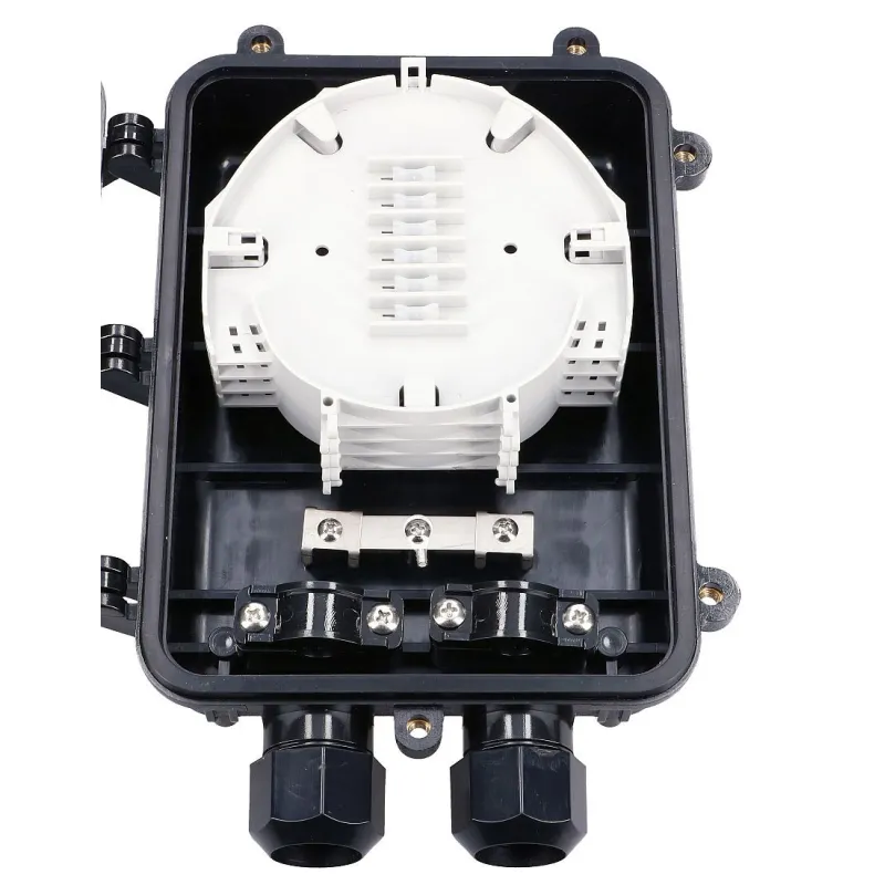 Extralink Bruce Fusion Splice Closure, FTTX, 4 Trays, 96 Splices, Black - Image 6