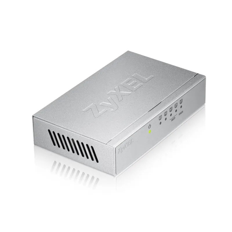 Коммутатор Zyxel GS-105B V3, 5x RJ45 1000Mb/s, Металлический Корпус, Непривязанный - Изображение 2