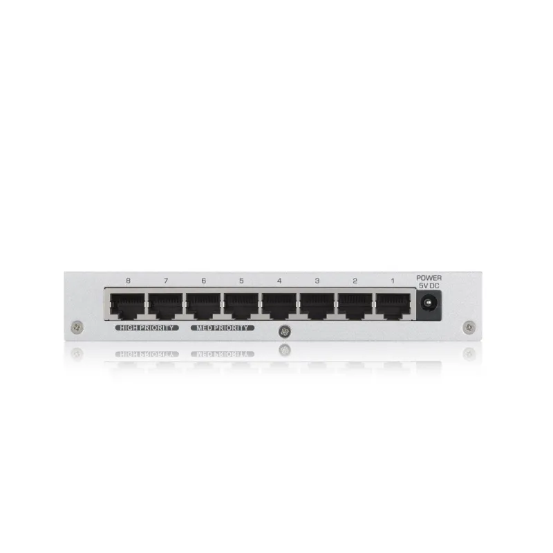 Switch Zyxel GS-108B V3, 8x RJ45 1000Mb/s, Carcasa de Metal, No gestionado - Imagen 4
