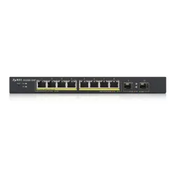 Switch ZYXEL GS1900-10HP, 8x RJ45 1000Mb/s PoE, 2x SFP, 77W, Gerido - Imagem 2
