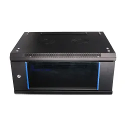 Настенный шкаф Rack Extralink 4U 600x450 Черный - Изображение 2