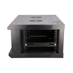 Extralink 4U 600x450 Siyah Duvara Montaj Rack Kabini - Görsel 3