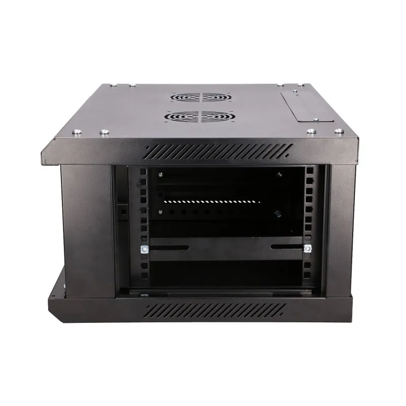 Extralink 4U 600x450 Czarna | Szafa rack | montowana na ścianie - Zdjęcie 3