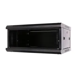 Extralink 4U 600x450 Czarna | Szafa rack | montowana na ścianie - Zdjęcie 6