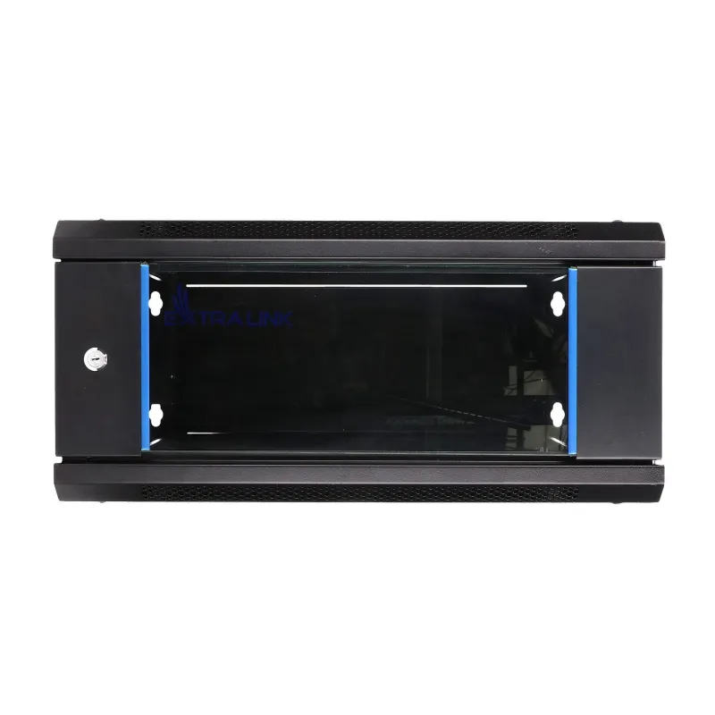 Extralink 4U 600x450 Siyah Duvara Montaj Rack Kabini - Görsel 7