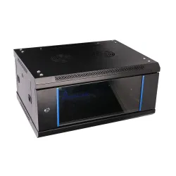 Extralink 4U 600x450 Schwarzer Wandmontierter Rack-Schrank - Bild 10