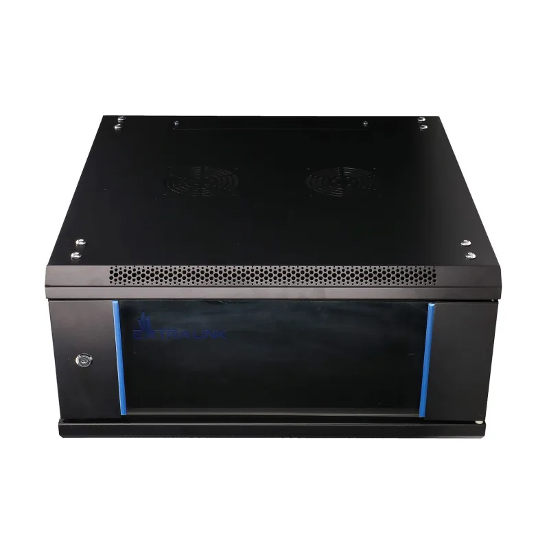 Стойка Extralink 4U 600x600 Черная настенная - Изображение 2