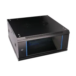 Extralink 4U 600x600 Siyah Duvara Montajlı Rack Kabin - Görsel 3
