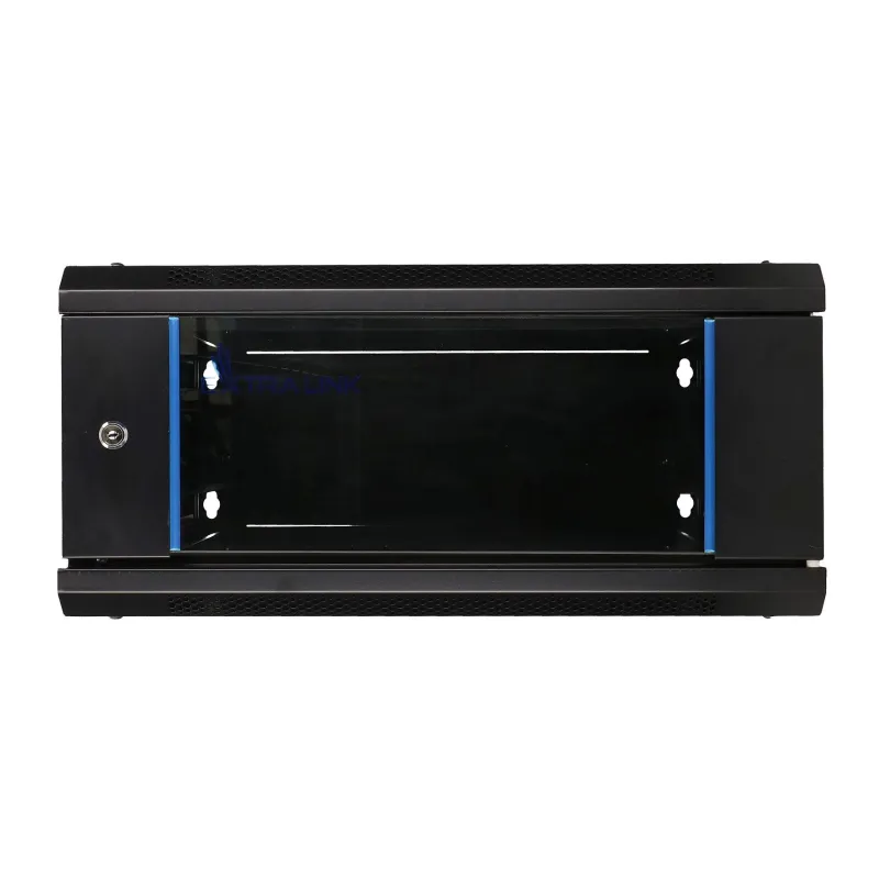 Стойка Extralink 4U 600x600 Черная настенная - Изображение 10