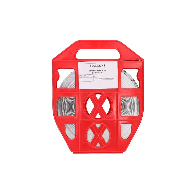 Extralink SS201 Paslanmaz Çelik Kayış 0,7mm, Enerji Direklerine Sabitleme için, 10mm x 0,7mm, 50m - Görsel 5