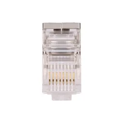 Extralink RJ45 CAT5E FTP Kalkanlı Priz, 8P8C - Görsel 2