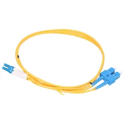 Cable Patch Extralink SC/UPC-LC/UPC, PVC, Monomodo, Dúplex, G652D, 3mm, 3m - Imagen 2