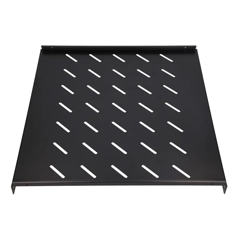 Police Extralink 1U 500mm Černá, 19", 502 x 472mm, Bodové Montáž do Skříně o Hloubce 800mm - Obrázek 4