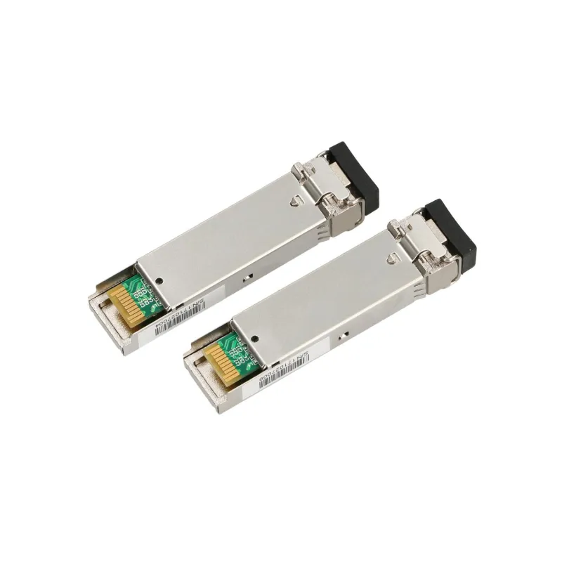 Módulo SFP WDM Extralink SFP 1.25G, 1.25Gbps, 1490/1550nm, Modo Simple, 80km, LC, DOM, Par - Imagen 2