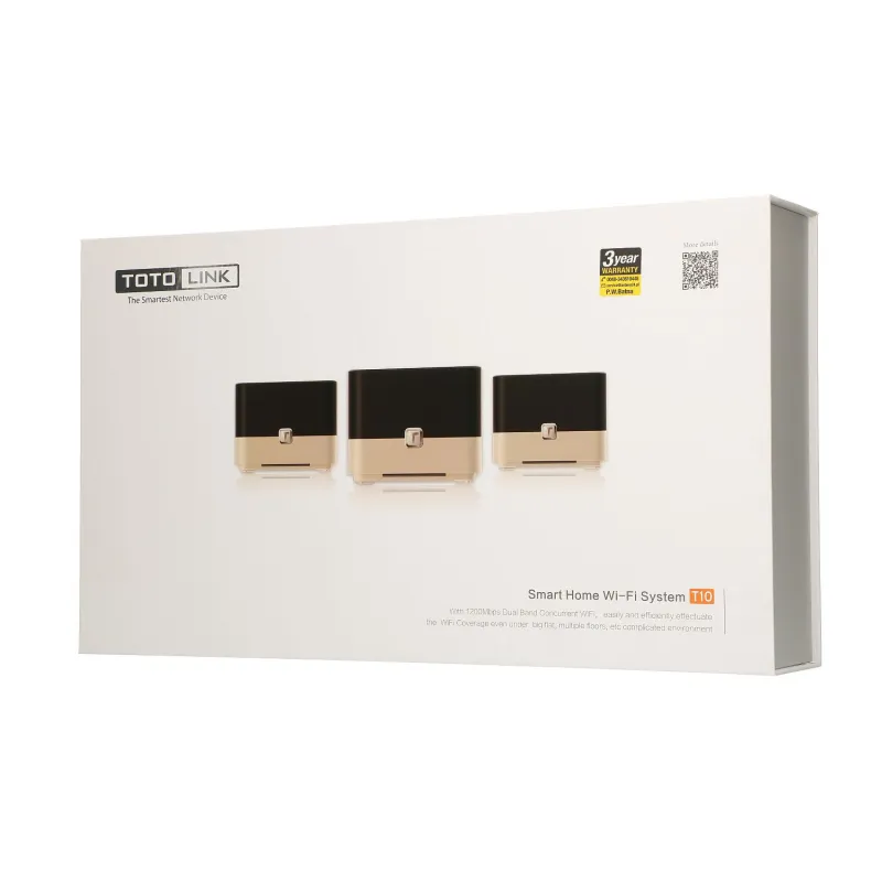Totolink T10 WLAN-Router, AC1200, Dual Band, MU-MIMO, 3x RJ45 1000Mb/s, 1x USB - Bild 7