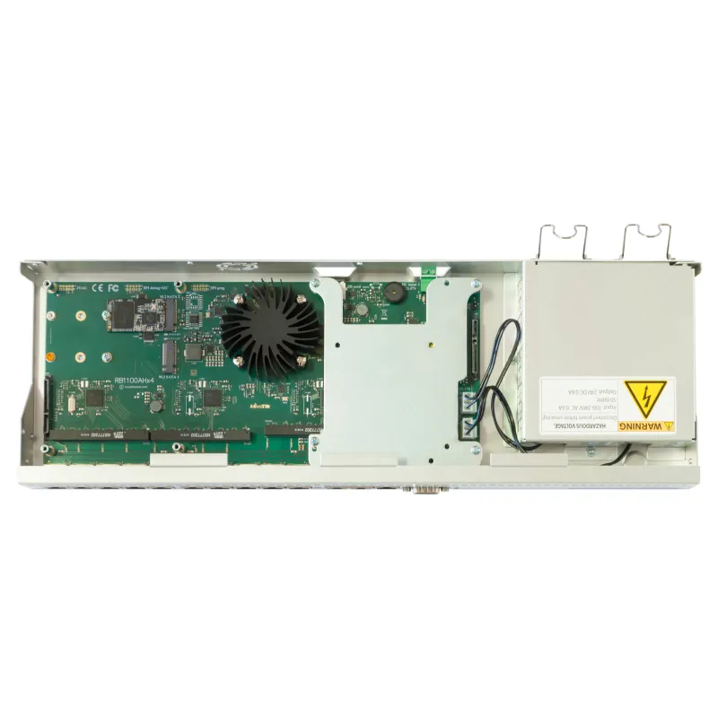 MikroTik Router RB1100AHx4, 13x RJ45 1000Mb/s, 1x microSD, 2x SATA 3, 2x M.2 - Görsel 2